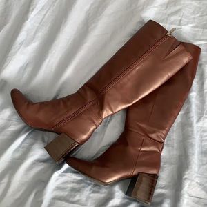 CIRCUS by Sam Edelman Brown Leather Boots